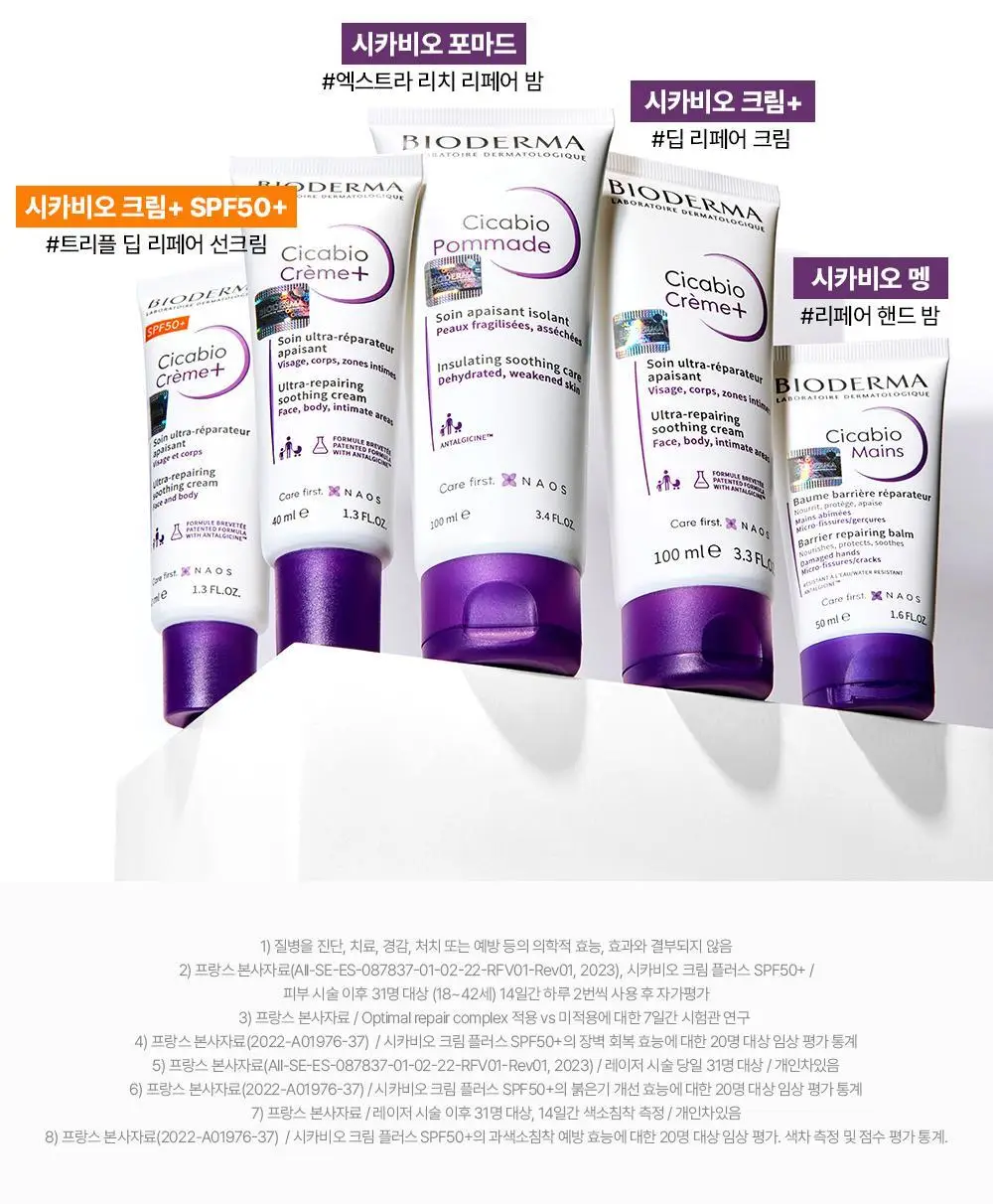 [NEW/ 온라인 단독] 바이오더마 시카비오 크림+ SPF 50+ 40ml 기획 (+센시비오H2O 100ml) 상세페이지 28